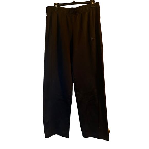 GUC Men's Adidas Climawarm Black Sweat Pants Lounge Size Large - Picture 1 of 6